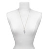 Stainless Steel Infinity Sign - Silver Plated Clip on Charm with Mini Year 2025