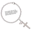 Stainless Steel Proverbs 31:31 - Praise Her Engraved Cross - Silver Plated Clip on Charm with Mini Year 2025 Jewelry Ideas and Examples