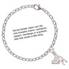 Silver Plated 3-D Tooth - Silver Plated Clip on Charm with Mini Year 2025 Jewelry Ideas and Examples