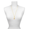 Gold-tone Large Lil Sister Heart with Clear Crystal - Gold-tone Plated Clip on Charm with Mini Year 2025