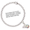10mm Clear AB Crystal Drop - Silver Plated Clip on Charm with Mini Year 2025 Jewelry Ideas and Examples