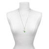 10mm Lime Green Crystal Drop - Silver Plated Clip on Charm with Mini Year 2025