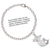Silver Plated Large Imitation Pearl Owl Sitting on White Moon - Silver Plated Clip on Charm with Mini Year 2025 Jewelry Ideas and Examples
