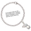 Silver Plated 3-D Imitation Pearl & Clear Crystal Owl - Silver Plated Clip on Charm with Mini Year 2025 Jewelry Ideas and Examples