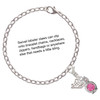 Silver Plated 3-D Hot Pink & AB Crystal Owl - Silver Plated Clip on Charm with Mini Year 2025 Jewelry Ideas and Examples