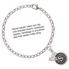 Silver Plated Antiqued Round Seal - Initial - S - Silver Plated Clip on Charm with Mini Year 2025 Jewelry Ideas and Examples