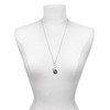 Silver Plated Antiqued Round Seal - Initial - S - Silver Plated Clip on Charm with Mini Year 2025