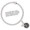 Silver Plated Antiqued Round Seal - Initial - T - Silver Plated Clip on Charm with Mini Year 2025 Jewelry Ideas and Examples