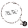 Silver Plated Nurse Caduceus Seal - BSN - Silver Plated Clip on Charm with Mini Year 2025 Jewelry Ideas and Examples