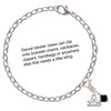 Black Crystal Bicone - Silver Plated Clip on Charm with Mini Year 2025 Jewelry Ideas and Examples