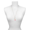 Resin Pink Cupcake with White Frosting - Silver Plated Clip on Charm with Mini Year 2025