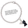 Resin Black Cat - Silver Plated Clip on Charm with Mini Year 2025 Jewelry Ideas and Examples