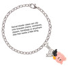 Resin Pink Pig Graduate - Silver Plated Clip on Charm with Mini Year 2025 Jewelry Ideas and Examples