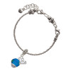 Resin Yellow Geronimo the Giraffe - Silver Plated Twist Rope Bead Charm Dangle with Mini Year 2025 on a large hole bead bracelet Jewelry Ideas and Examples