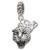 Silver Plated Small Jaguar - Mascot - Silver Plated Twist Rope Bead Charm Dangle with Mini Year 2025: Year to Remember Jewelry Gift - Celebrations