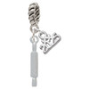 Silver Plated Rolling Pin - Silver Plated Twist Rope Bead Charm Dangle with Mini Year 2025: Year to Remember Jewelry Gift - Celebrations