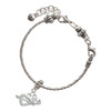 Silver Plated Heart with Arrow - Silver Plated Twist Rope Bead Charm Dangle with Mini Year 2025 on a large hole bead bracelet Jewelry Ideas and Examples