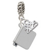 Silver Plated Book - Silver Plated Twist Rope Bead Charm Dangle with Mini Year 2025: Year to Remember Jewelry Gift - Celebrations