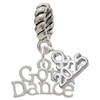 Silver Plated Gotta Dance - Silver Plated Twist Rope Bead Charm Dangle with Mini Year 2025: Year to Remember Jewelry Gift - Celebrations