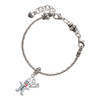 Silver Plated Gingerbread Man with Red Scarf - Silver Plated Twist Rope Bead Charm Dangle with Mini Year 2025 on a large hole bead bracelet Jewelry Ideas and Examples