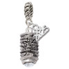 Cherry Blossom Chinese Lantern - Silver Plated Twist Rope Bead Charm Dangle with Mini Year 2025: Year to Remember Jewelry Gift - Celebrations