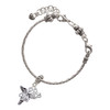 Silver Plated Nurse Caduceus - CNS - Silver Plated Twist Rope Bead Charm Dangle with Mini Year 2025 on a large hole bead bracelet Jewelry Ideas and Examples