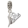 Silver Plated Cowboy Hat - Silver Plated Twist Rope Bead Charm Dangle with Mini Year 2025: Year to Remember Jewelry Gift - Celebrations