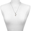 Silver Plated Bible Verse Philippians 4:13 - Silver Plated Twist Rope Bead Charm Dangle with Mini Year 2025 as a necklace pendant