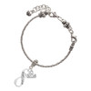 God's Love Infinity Sign - Silver Plated Twist Rope Bead Charm Dangle with Mini Year 2025 on a large hole bead bracelet Jewelry Ideas and Examples