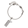 Silver Plated Balance - Silver Plated Twist Rope Bead Charm Dangle with Mini Year 2025 on a large hole bead bracelet Jewelry Ideas and Examples