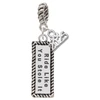 Silver Plated Ride Like You Stole It - Silver Plated Twist Rope Bead Charm Dangle with Mini Year 2025: Year to Remember Jewelry Gift - Celebrations