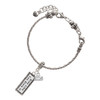 Silver Plated Ride Like You Stole It - Silver Plated Twist Rope Bead Charm Dangle with Mini Year 2025 on a large hole bead bracelet Jewelry Ideas and Examples