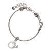 Silver Plated Jeremiah 29:11 Eternity Ring - Silver Plated Twist Rope Bead Charm Dangle with Mini Year 2025 on a large hole bead bracelet Jewelry Ideas and Examples