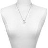 Silver Plated Jeremiah 29:11 Eternity Ring - Silver Plated Twist Rope Bead Charm Dangle with Mini Year 2025 as a necklace pendant