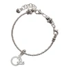 Silver Plated Always My Mother Eternity Ring - Silver Plated Twist Rope Bead Charm Dangle with Mini Year 2025 on a large hole bead bracelet Jewelry Ideas and Examples