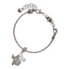 Stainless Steel Texas Raised Texas - Silver Plated Twist Rope Bead Charm Dangle with Mini Year 2025 on a large hole bead bracelet Jewelry Ideas and Examples