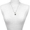 Resin Shark - Silver Plated Twist Rope Bead Charm Dangle with Mini Year 2025 as a necklace pendant