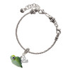 Resin Sea Turtle - Silver Plated Twist Rope Bead Charm Dangle with Mini Year 2025 on a large hole bead bracelet Jewelry Ideas and Examples
