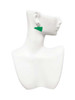 Acrylic Large Green Megaphone - Filigree Heart Post Earrings