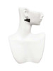 Acrylic Large Black Megaphone - Filigree Heart Post Earrings