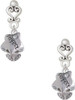 Silver Plated Perfect Star with Crystal - Filigree Heart Post Earrings