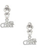 Silver Plated Gotta Cheer - Filigree Heart Post Earrings