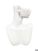 Silver Plated Small Jack O'Lantern with Stem - Filigree Heart Post Earrings