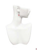 Silver Plated 3-D Red Running Shoe - Filigree Heart Post Earrings