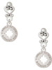 Silver Plated I would be lost without you - Filigree Heart Post Earrings