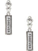 Silver Plated Forever - Filigree Heart Post Earrings