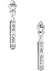 Silver Plated Hope Anchors the Soul Bar - Filigree Heart Post Earrings