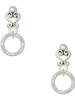 Silver Plated Wife Eternity Ring - Filigree Heart Post Earrings