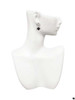 Silver Plated 3-D Black Graduation Hat - Filigree Heart Post Earrings