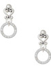 Silver Plated Matthew 5:4 Eternity Ring - Filigree Heart Post Earrings
